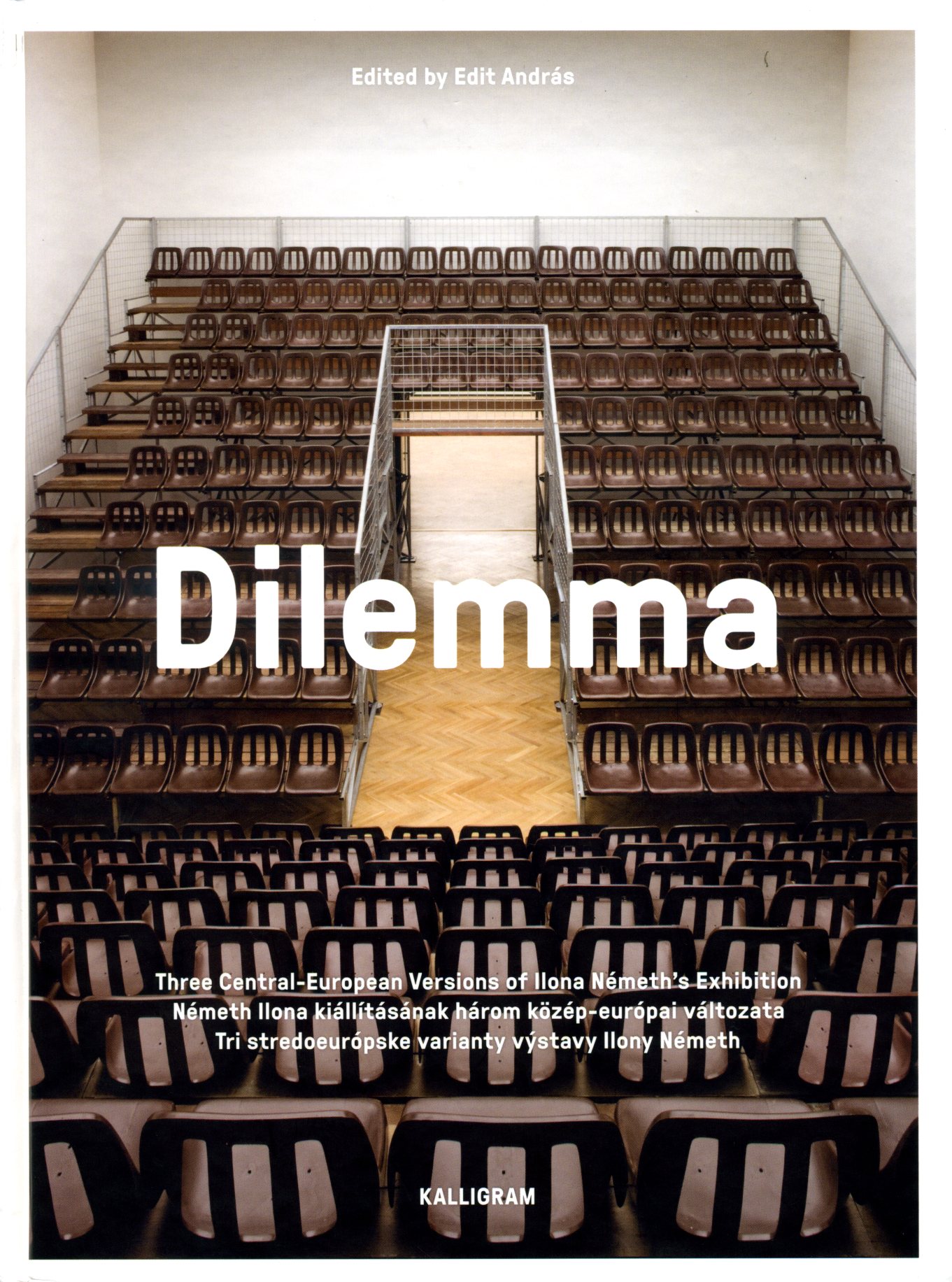 Dilemma, Tri stredoeurópske varianty výstavy Ilony Németh, editorka Edit András, preklady: Edit András, Anna Antalová, Bojana Pejić
