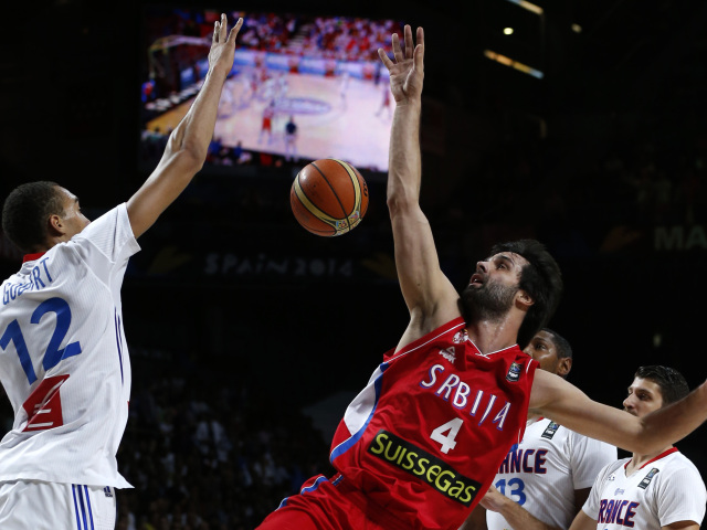 Miloš Teodosič, Rudy Gobert, basketbal, Srbsko, Francúzsko