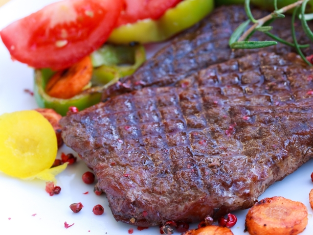 hovädzie mäso, steak, varenie