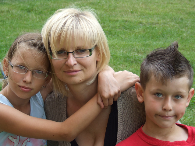 Gabriela Futová s deťmi