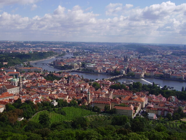 Praha, výhľad