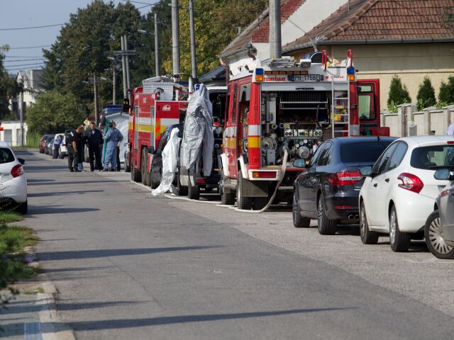 Galanta, Švermova ulica, polícia, výbušnina