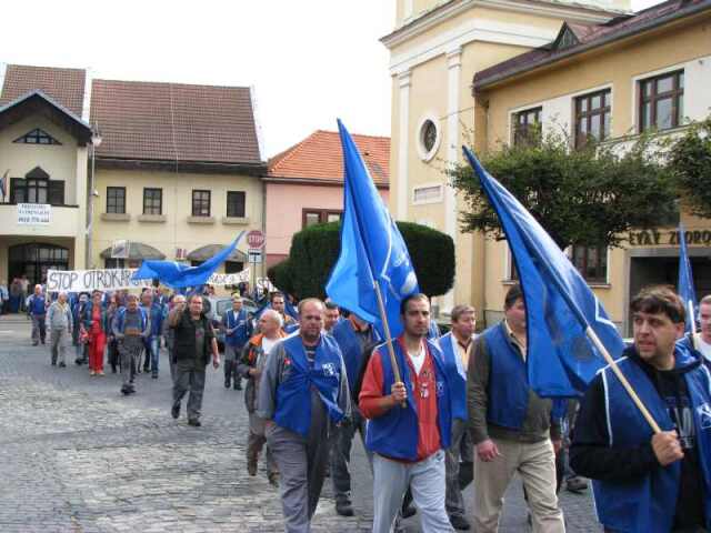 Krupina, štrajk
