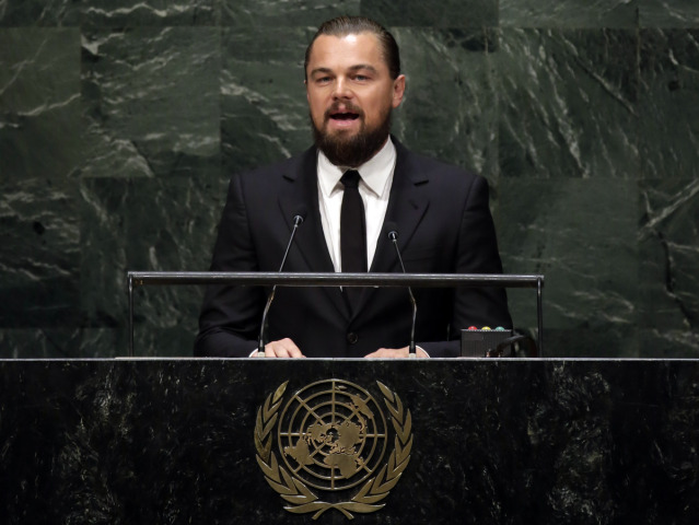 Leonardo DiCaprio, OSN, USA, klíma, summit, New York, klimatické zmeny,