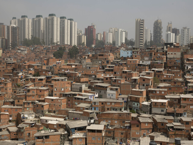 slum, Sao Paulo, Brazília