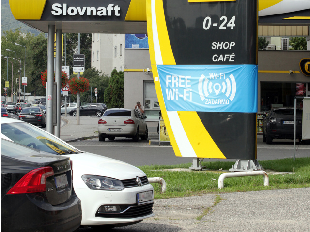 benzín, pumpa, tankovanie, Slovnaft