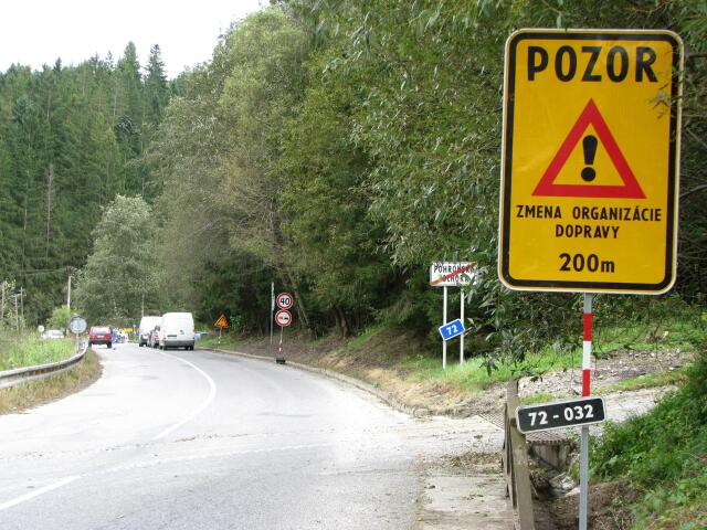 horský prechod, zbojská, rekonštrukcia cesty, uzávera