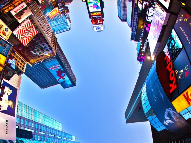 domy, budovy, New York, Times Square