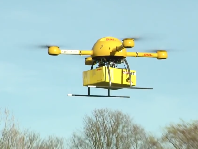 DHL, bezpilotné lietadlá, dron