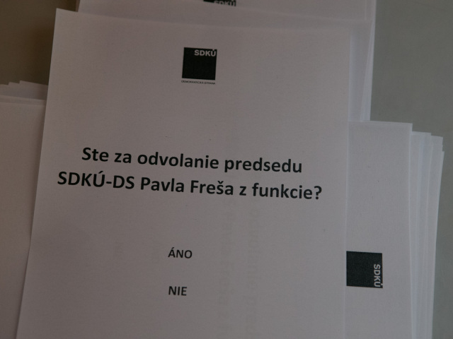 Frešo, SDKÚ