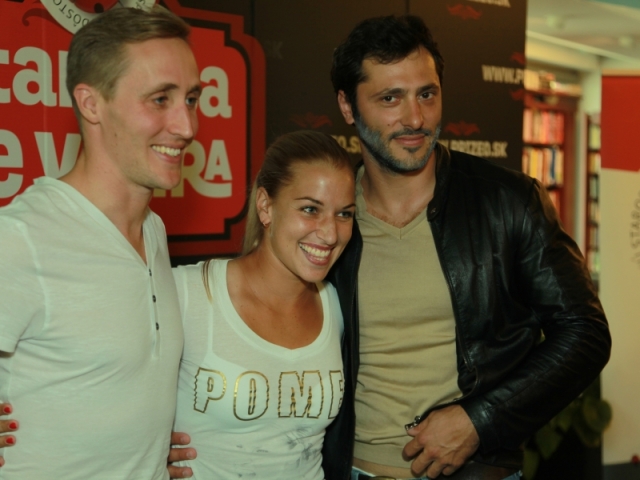 Matej Sajfa Cifra,Dominika Cibulková a Braňo Deák