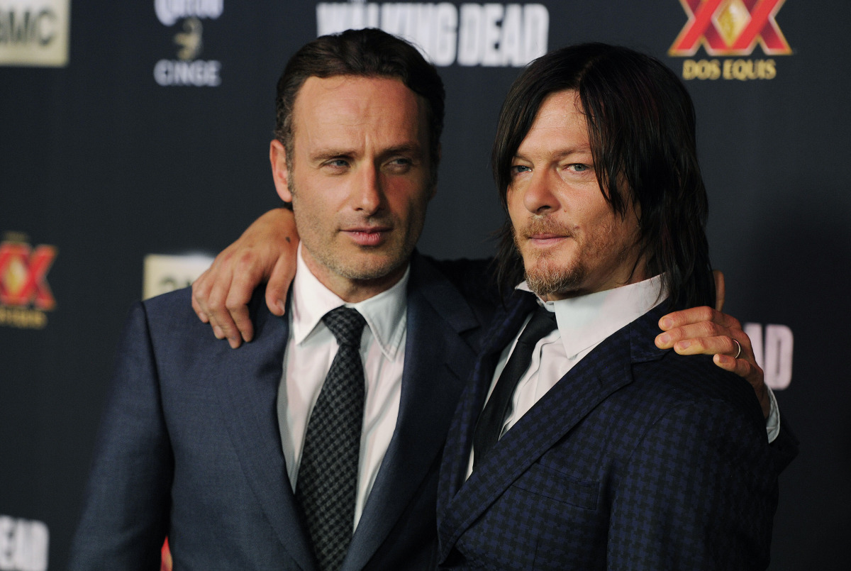 Andrew Lincoln (vľavo) a Norman Reedus