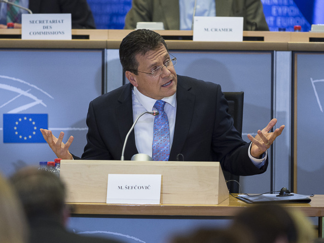 Maroš Šefčovič, eurokomisár, EÚ, Brusel