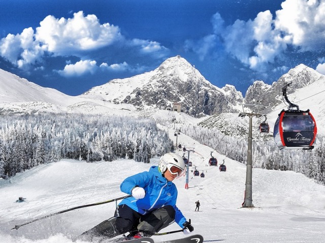 Vysoke Tatry, zima, lyžovanie