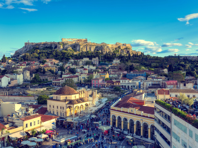 Akropolis, Atény, Grécko, Akropola