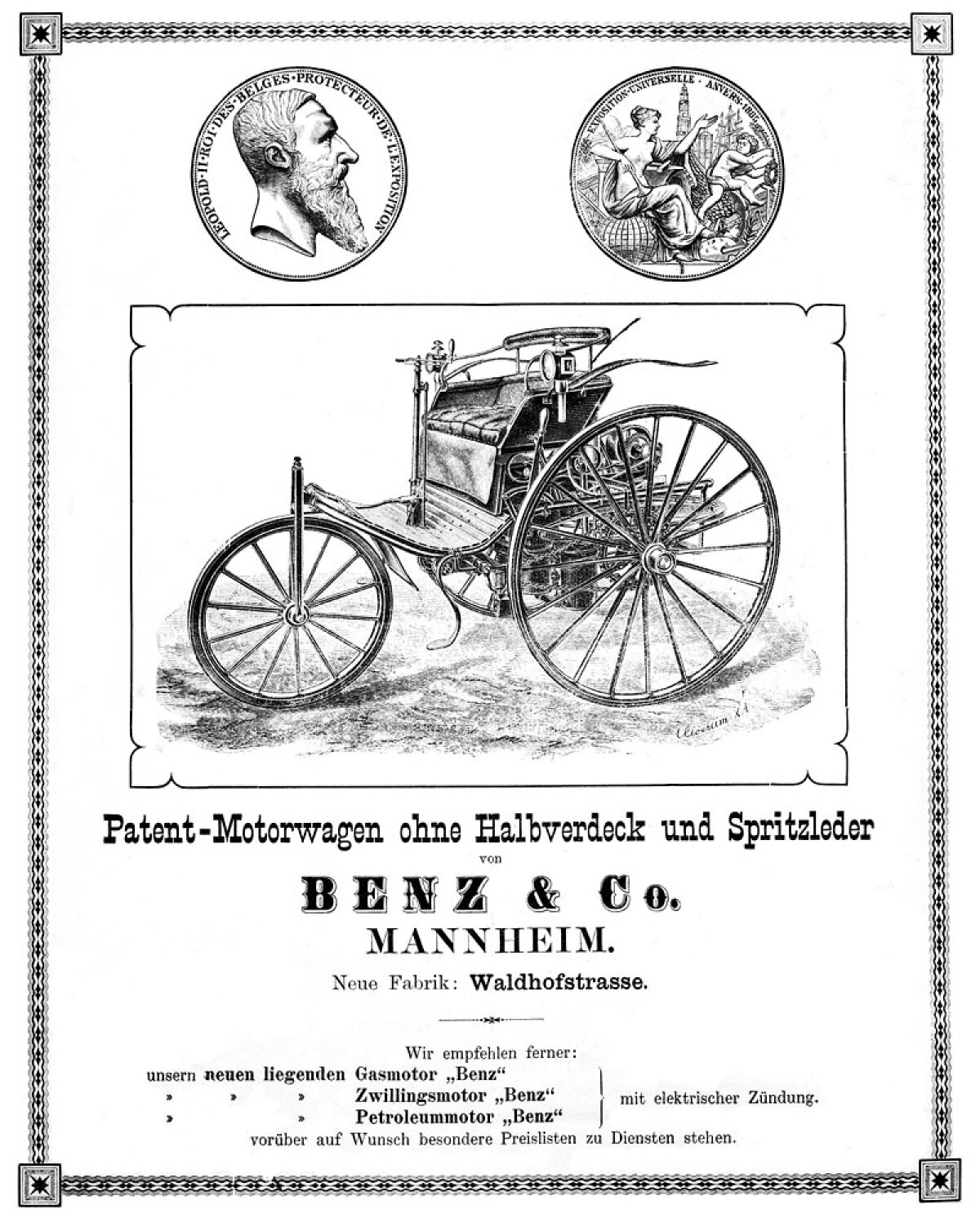 Karl Benz - Motorwagen