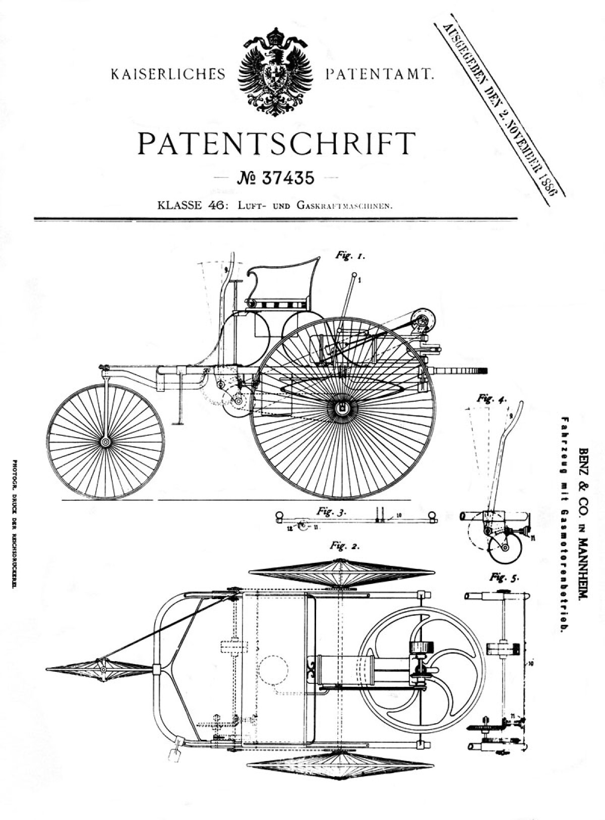 Karl Benz - Motorwagen