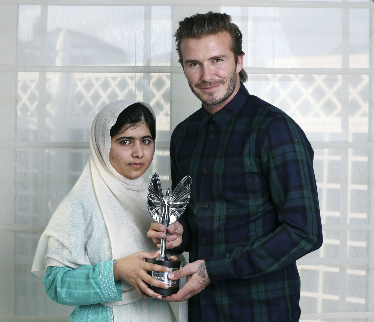 Malala Júsufzaiová, David Beckham
