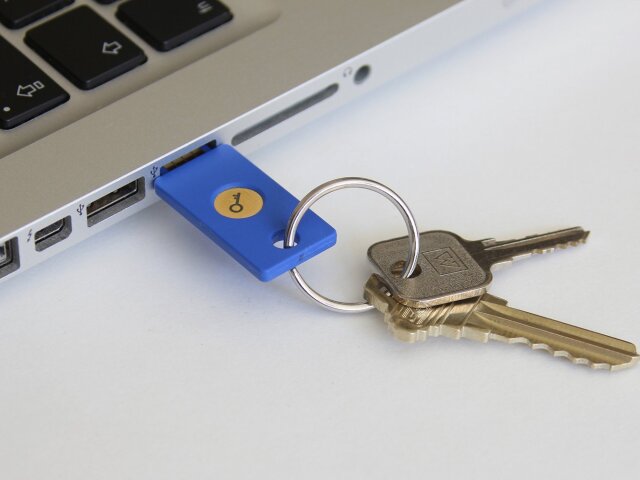 Yubico, USB kľúč, FIDO U2F, Google, Gmail