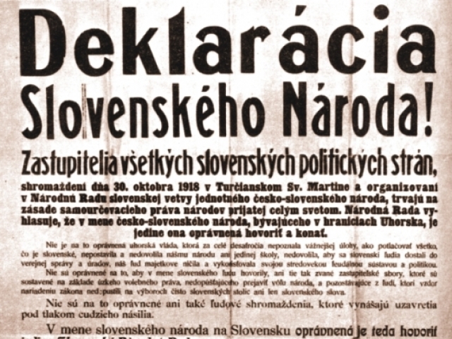 deklarácia, leták, snr,