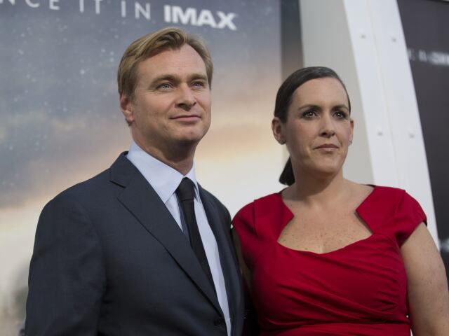 Režisér filmu Interstellar Christopher Nolan a jeho manželka Emma Thomas.