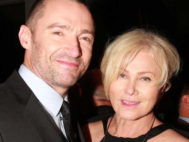Herec Hugh Jackman a jeho manželka Deborra-Lee Furness.
