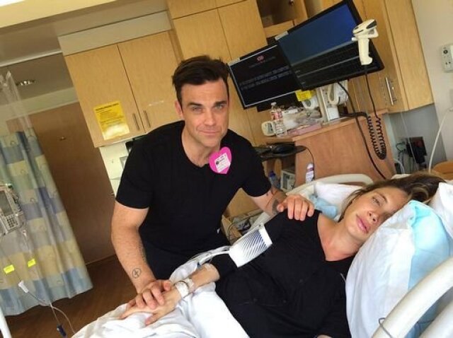 Robbie Williams s manželkou Aydou
