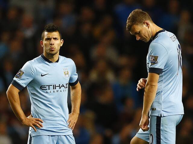 Sergio Agüero, Edin Džeko
