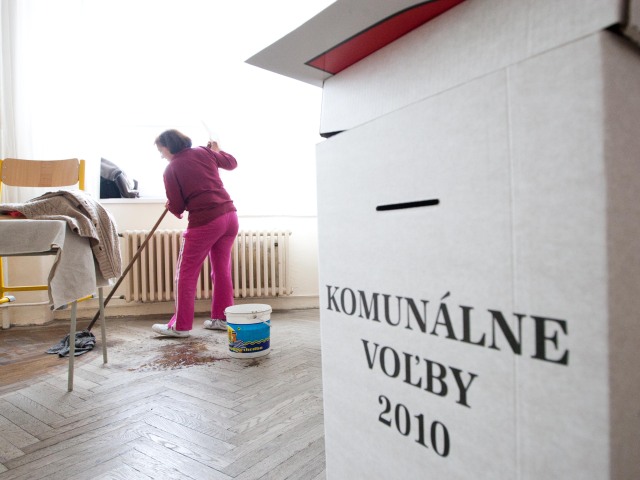 komunálne voľby, volebná urna