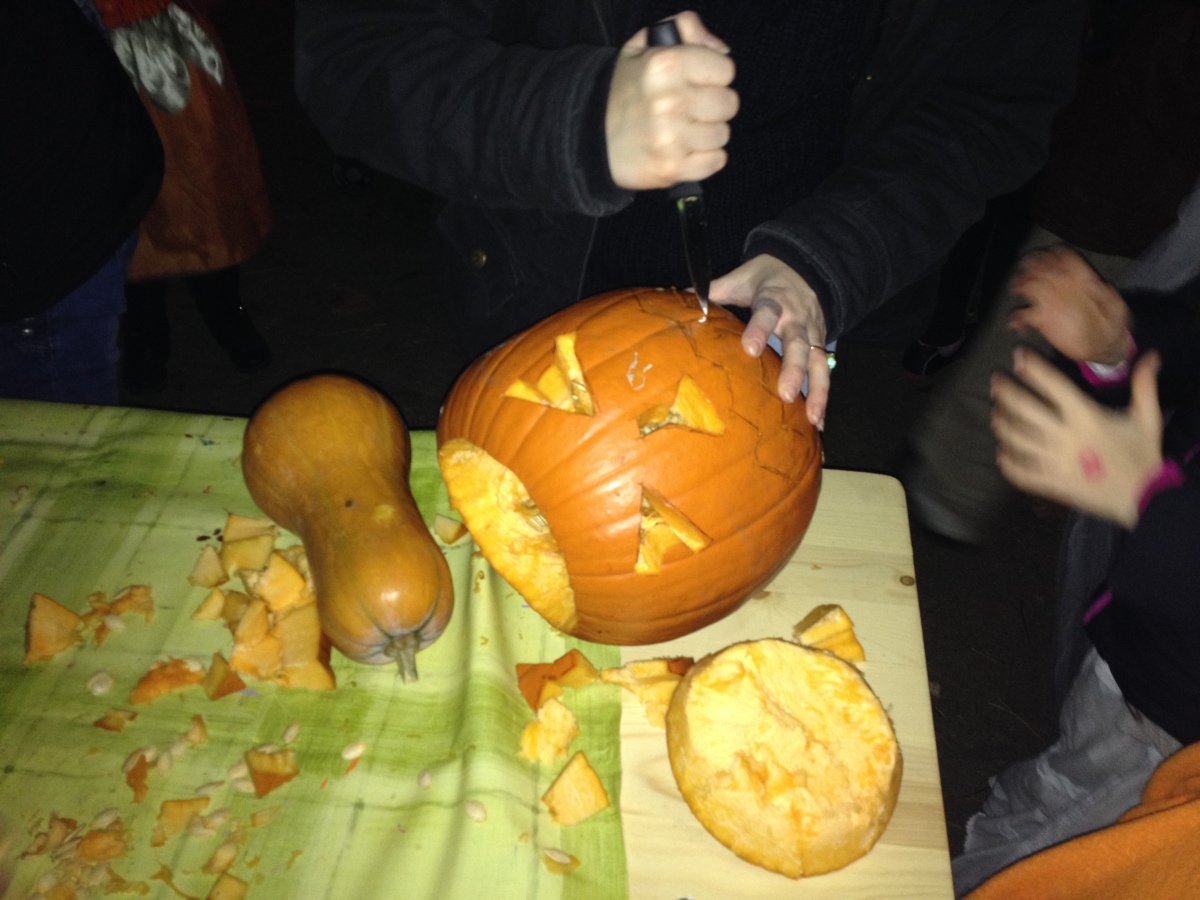 Halloween, tekvice, strašidlá, Bratislava, Medická záhrada, deti