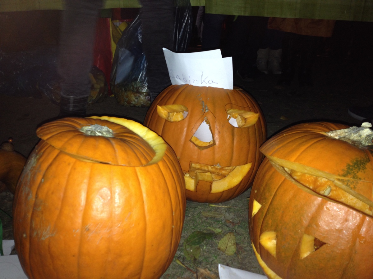 Halloween, tekvice, strašidlá, Bratislava, Medická záhrada, deti