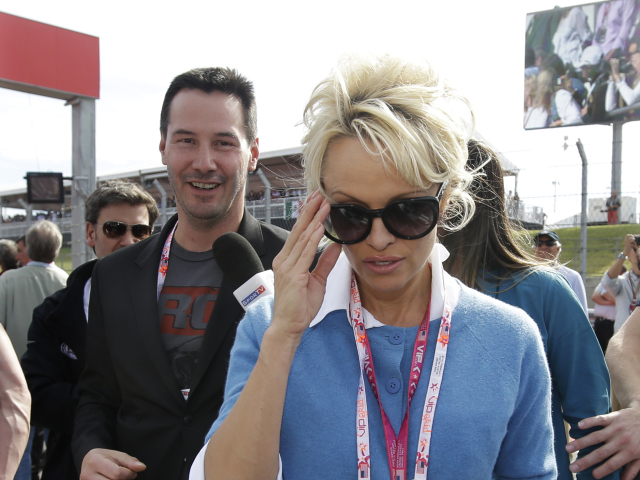 Pamela Anderson a Keanu Reeves