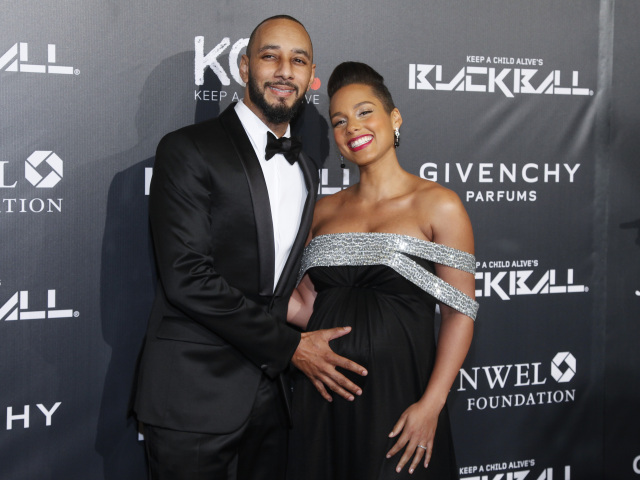 Speváčka Alicia Keys a jej manžel Swiss Beatz. 
