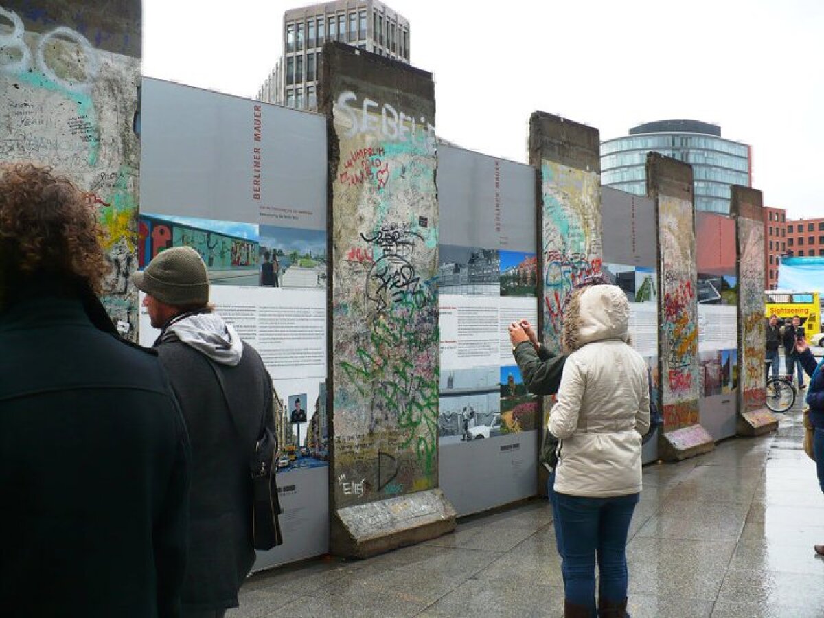 Berlínsky múr, Berlín, Postupimské námestie