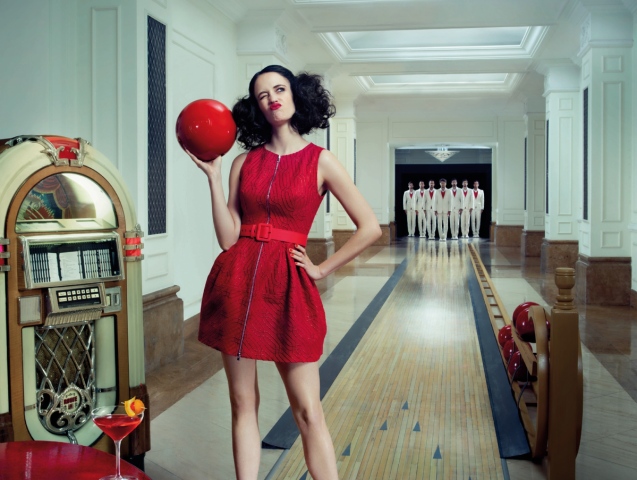 08 Campari Calendar 2015 Mithology Mixology Eva Green August Old Pal