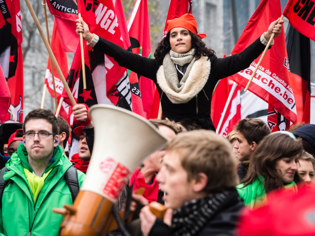 Belgicko, protest