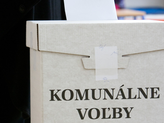 komunálne voľby, urna