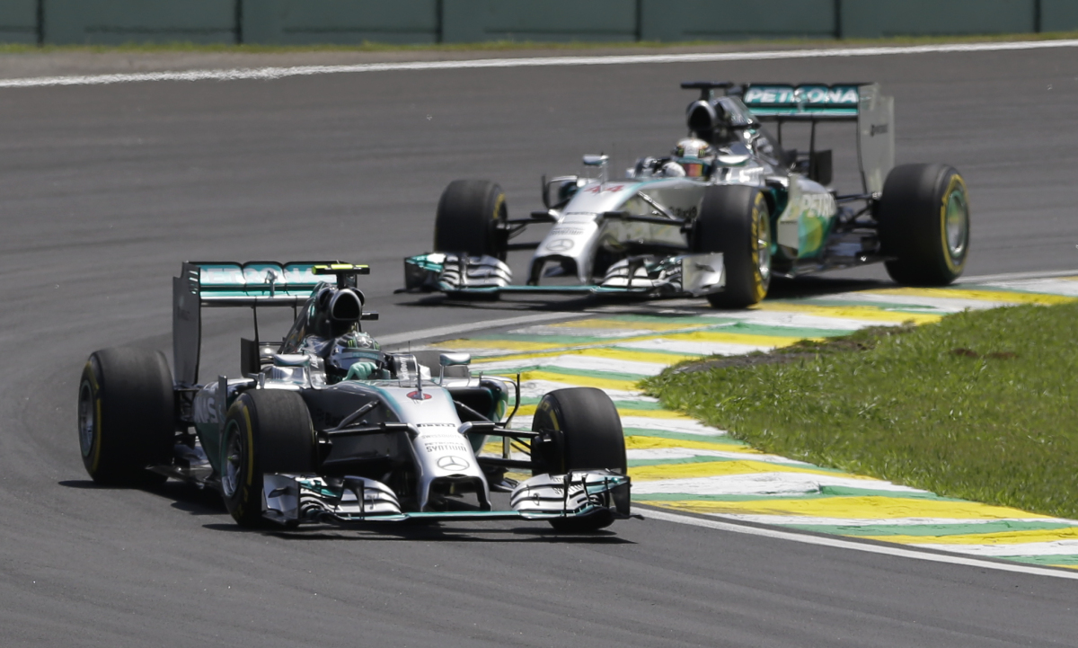 VC Brazílie, Nico Rosberg, Lewis Hamilton