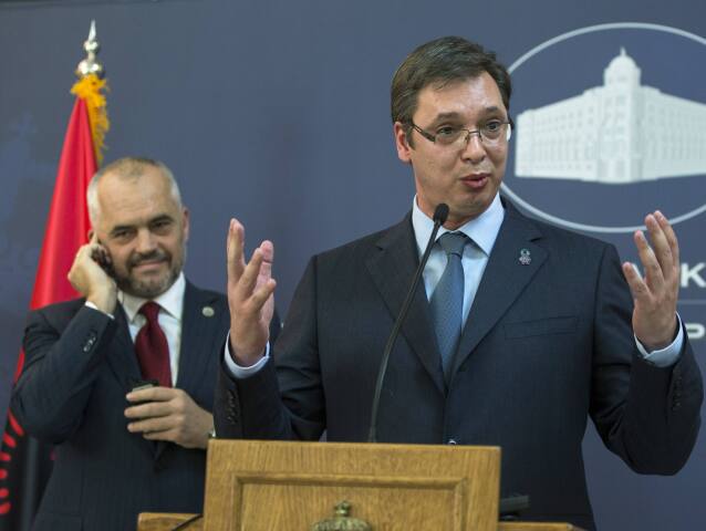 Vučič, Rama, Albánsko, Srbsko