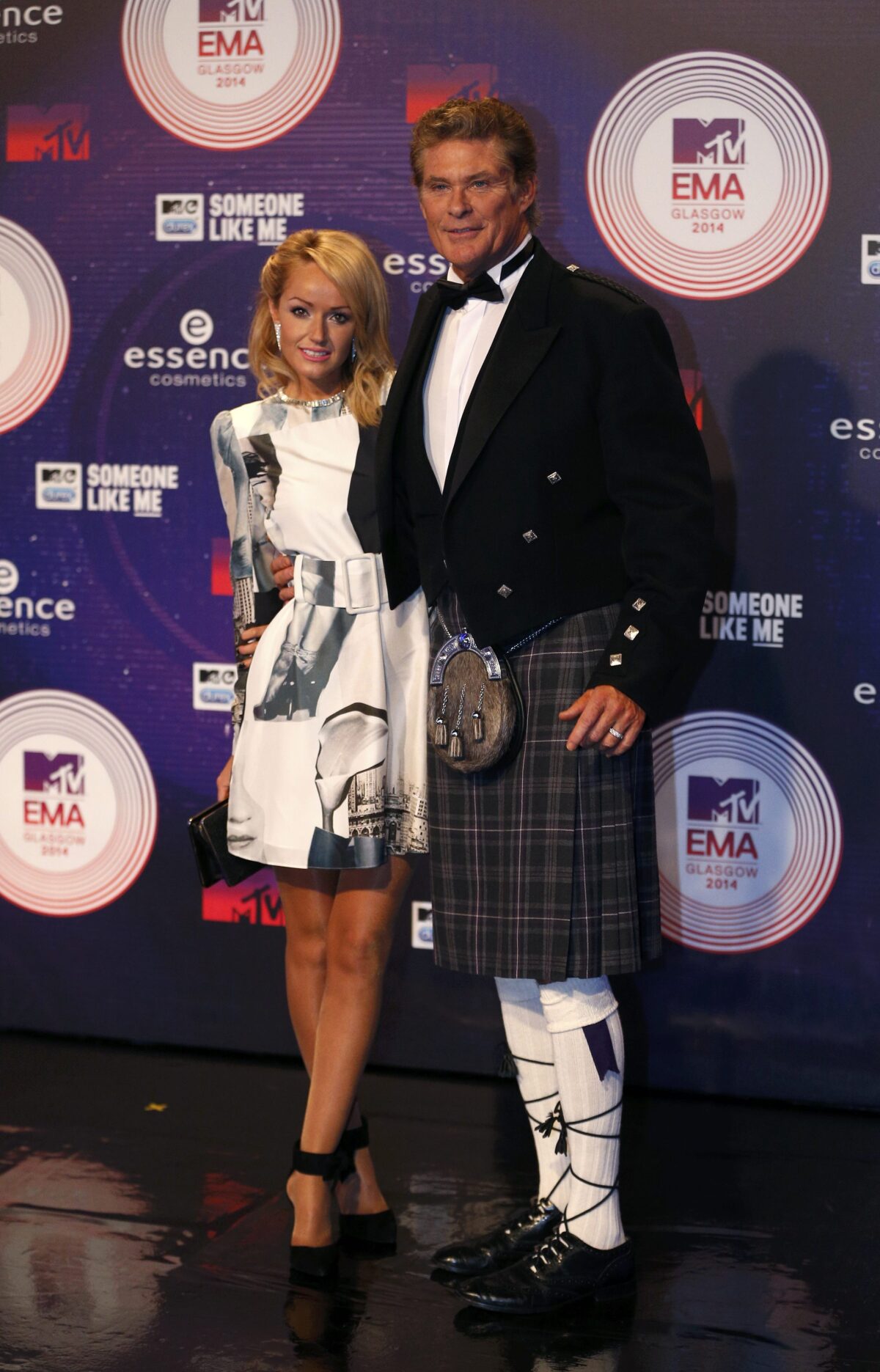 David Hasselhoff a jeho manželka Hayley Roberts