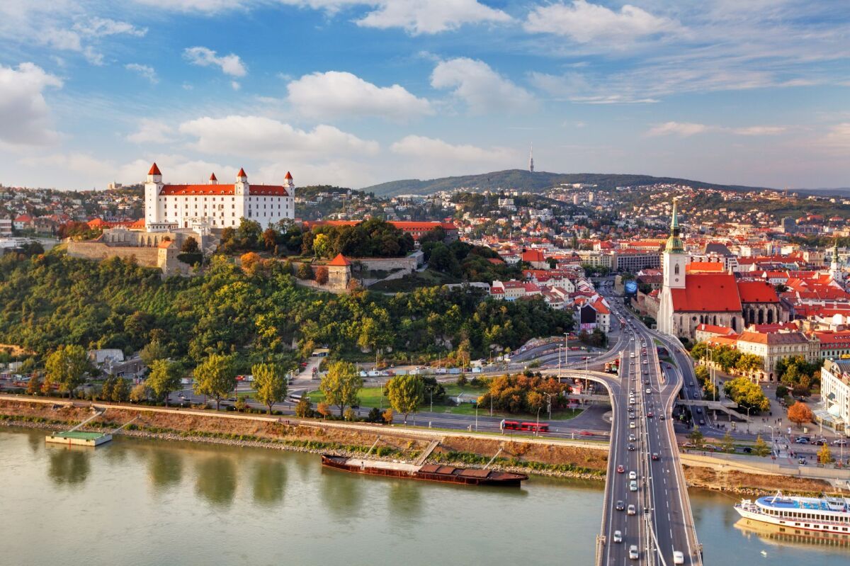 Bratislava, hrad, centrum, mesto,