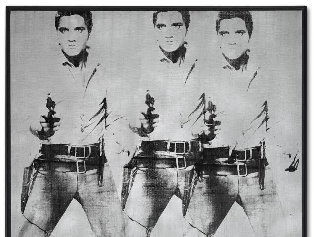 Andy Warhol's : Triple Elvis [Ferus Type]