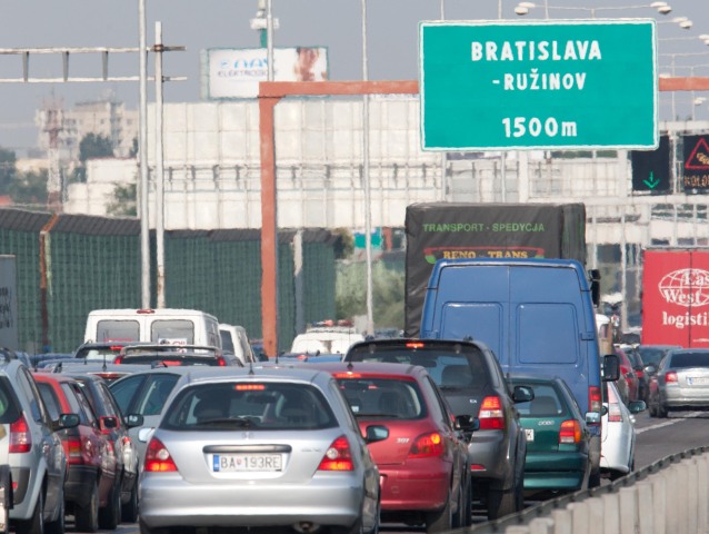 doprava, diaľnica, zápcha