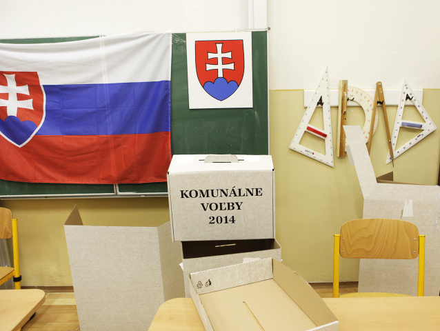 Komunálne voľby 2014, hárky sčítavanie, volebné miestnosti, komisia