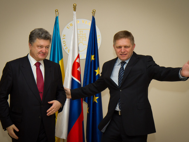 Robert Fico, Petro Porošenko