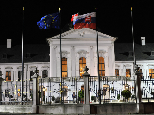 prezidentský palác, vlajka EÚ