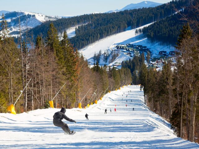 Tatry, hory, zima, lyzovanie, snowboard,