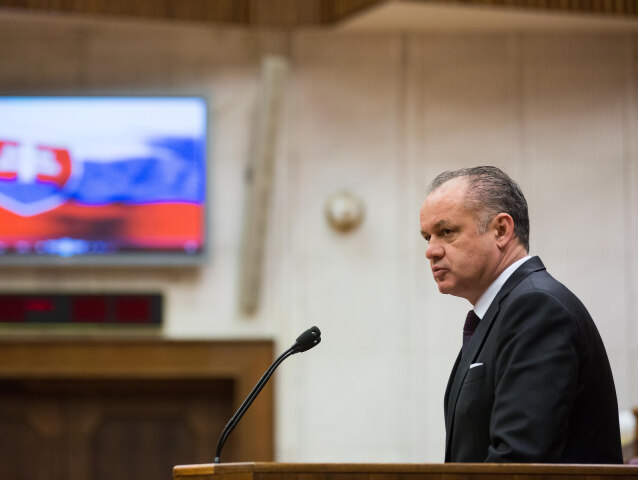 Andrej Kiska, prezident, NR SR, parlament, prejav,