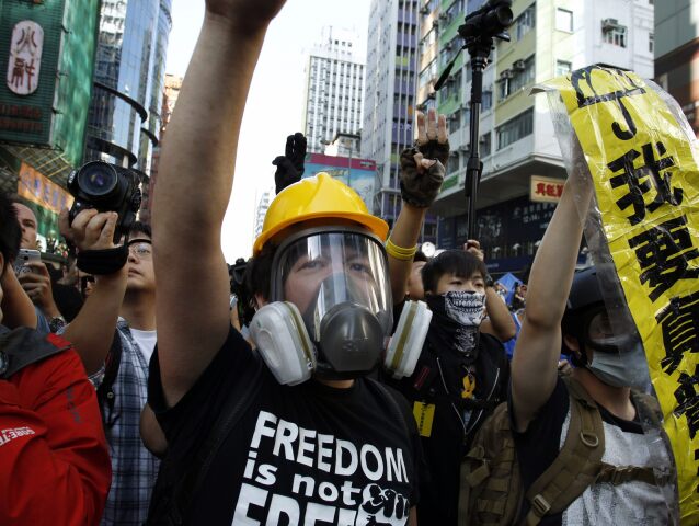 Hongkong, Čína, protesty, demonštrácie