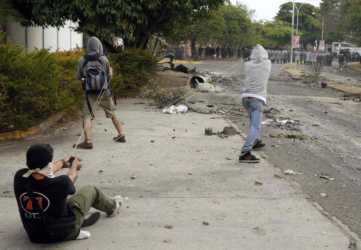 demonštranti, Venezuala